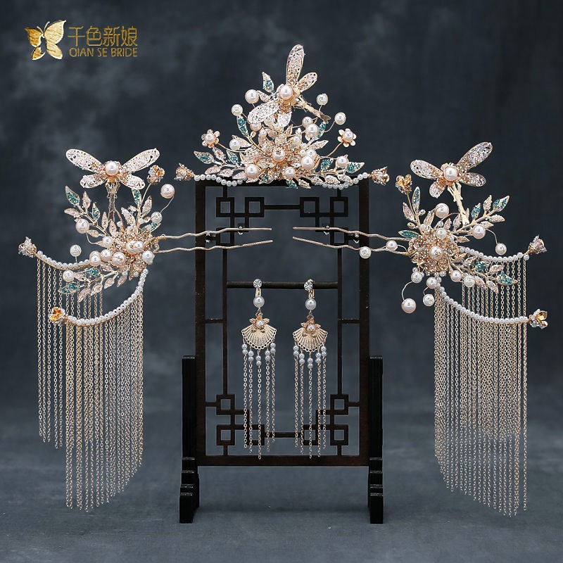 Trâm Cài Tóc Phong Cách Trung Hoa Cho Cô Dâu