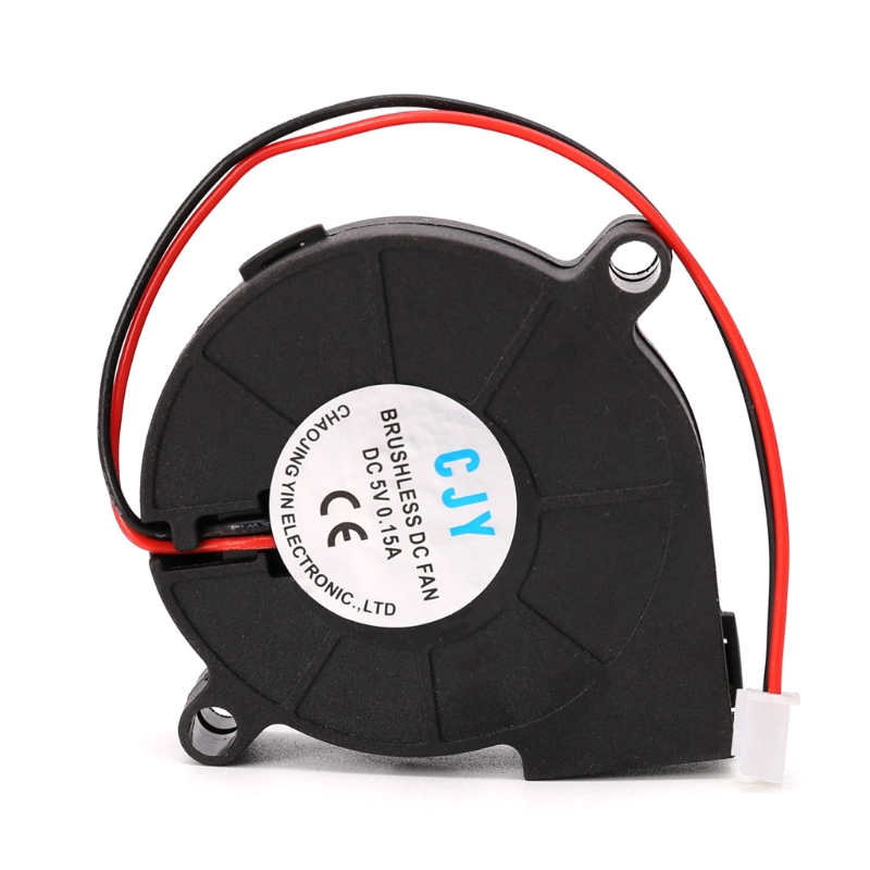 Quạt máy tính 2 chân 50mmx15mm DC 5V Quạt làm mát tay áo Quạt làm mát 5015