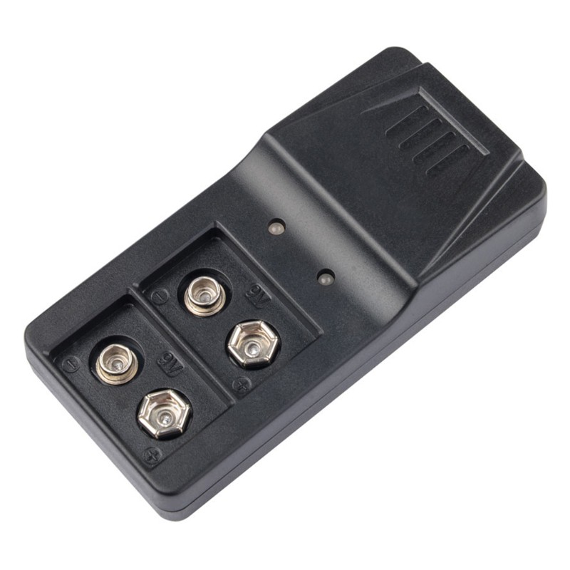 LIDU USB 9V 6F22 Battery Charger 2 Slot for 9V Rechargeable Li-lon and Ni-MH battery