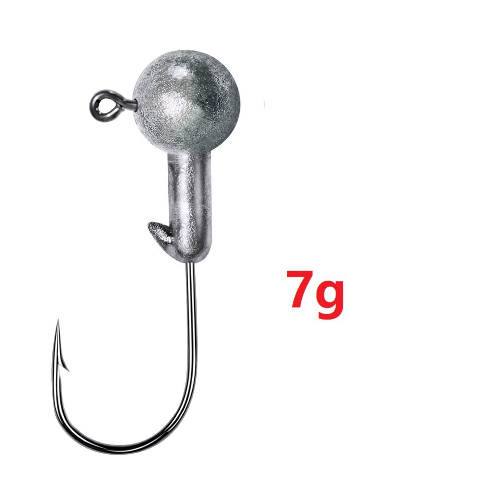 1pc shengyao chì jig head 2,5g / 3,5g / 5g / 7g / 10g chì jig hook câu cá jig hooks picker phụ kiện câu cá
