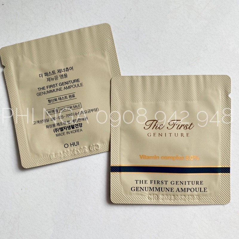 10 gói vitamin c dòng tái sinh ohui the first cao cấp