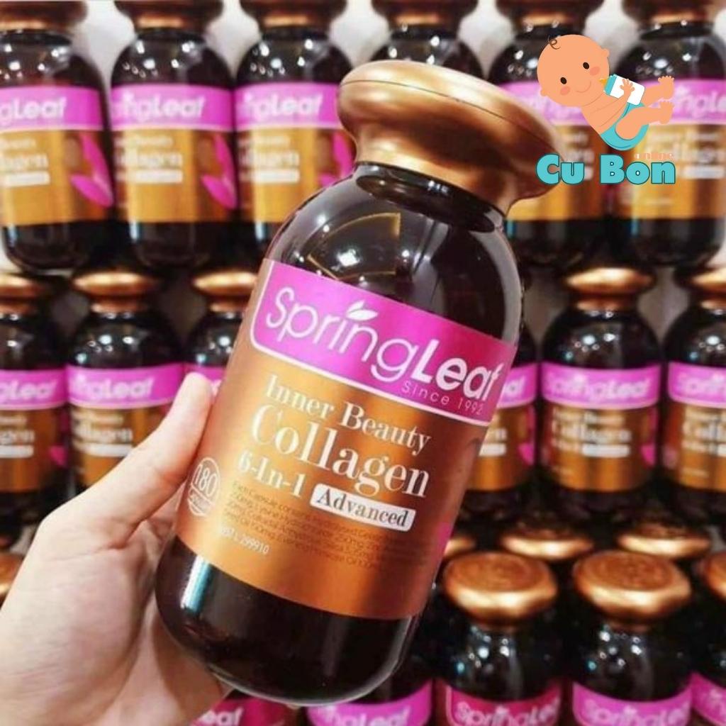 Viên uống collagen Spring Leaf Inner Beauty collagen 6-in-1 Advanced của Úc 180 viên chống lão hóa đẹp da