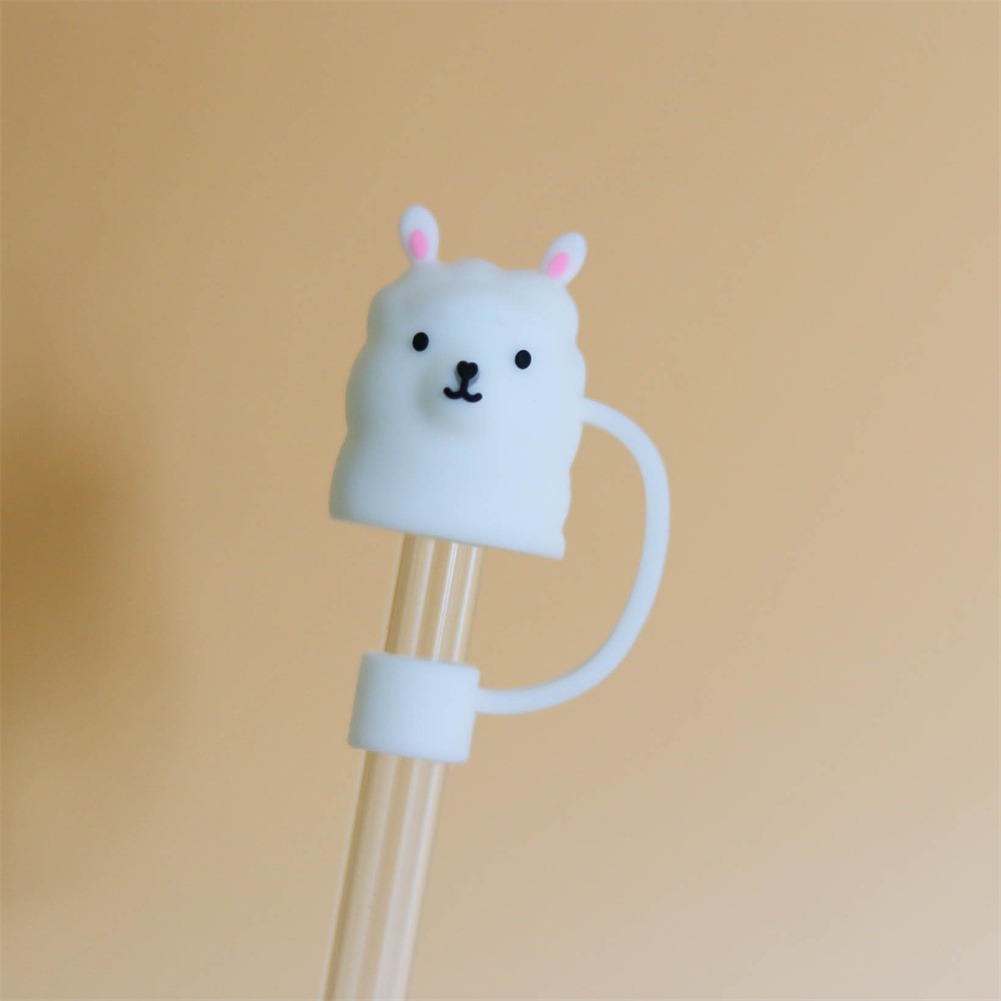 Phù hợp Cho 6-8mm Ống Hút Chống Bụi Silicone Ống Hút Bìa Sáng Tạo Dễ Thương Silicone Bảo Vệ Môi Trường Rơm Cắm Rơm Cup