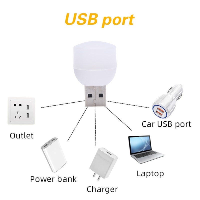 Đèn LED Đọc Sách Bảo Vệ Mắt Cổng Sạc USB Đa Năng Mang Đi Tiện Dụng
