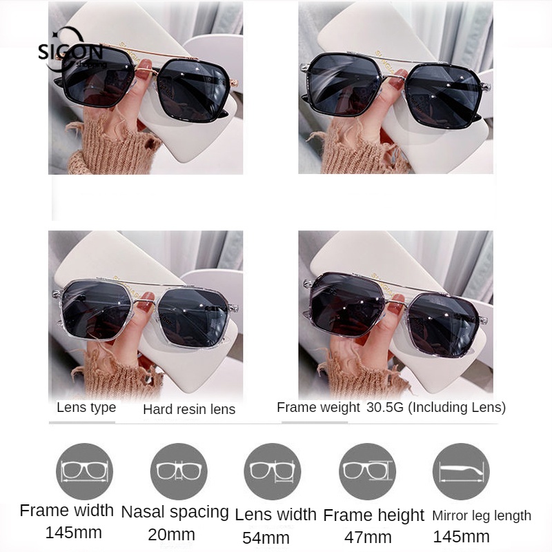 Kính Mát Vuông Chống Tia UV Thời Trang