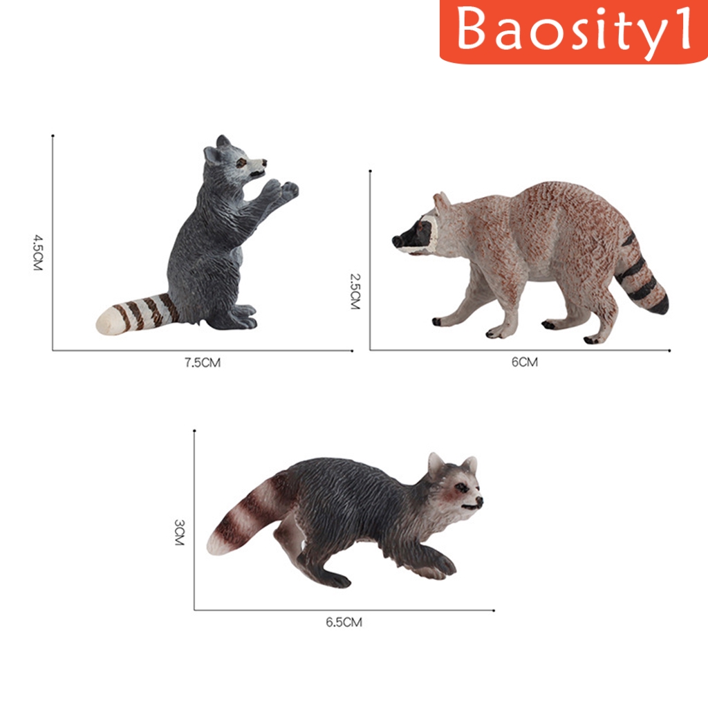 [Baosity 1] Mô Hình Động Vật Rừng Cây Bằng Nhựa Đồ Chơi Giáo Dục Cho Bé