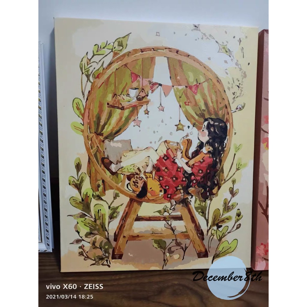 Tranh tô màu theo số Tranh sơn dầu số hóa December8th Hot Trend - Forest Girls - Có Sẵn | BigBuy360 - bigbuy360.vn