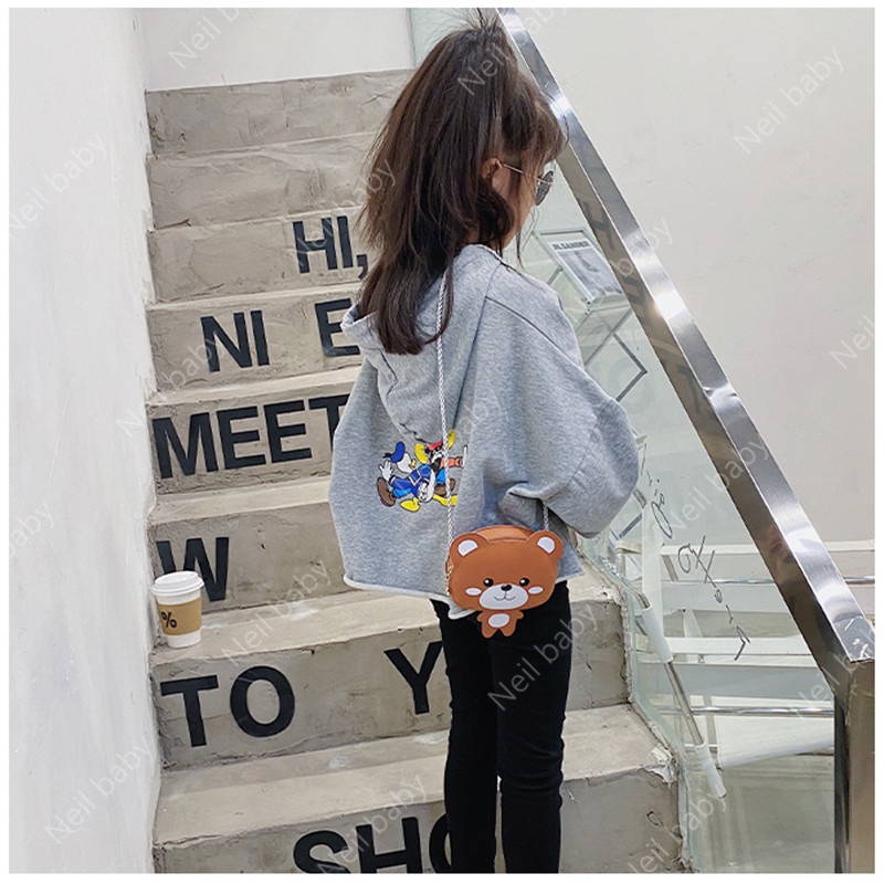 Túi Đeo Chéo Họa Tiết Dễ Thương Cho Bé Gái