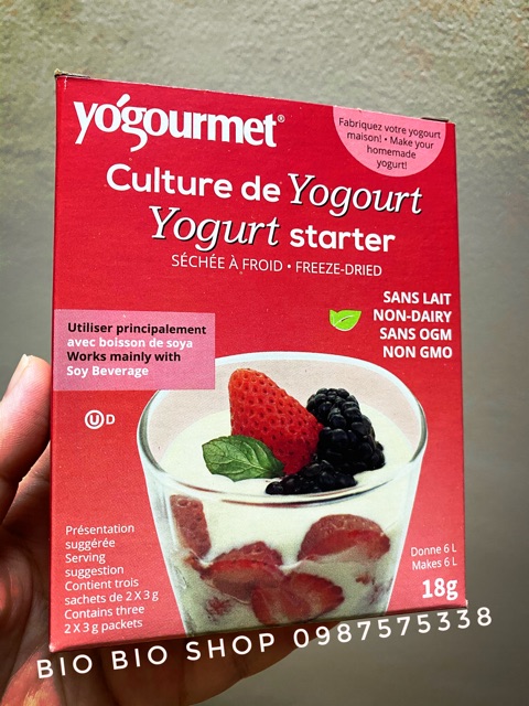 Men sữa chua Probiotic Kefir Yogourmet Canada gói 5gram | BigBuy360 - bigbuy360.vn