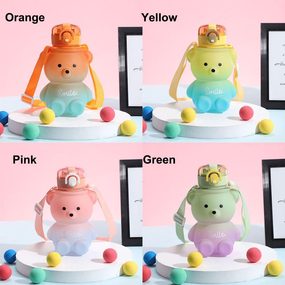 Bình Nước Thể Thao 800ML Họa Tiết Hoạt Hình Dễ Thương
