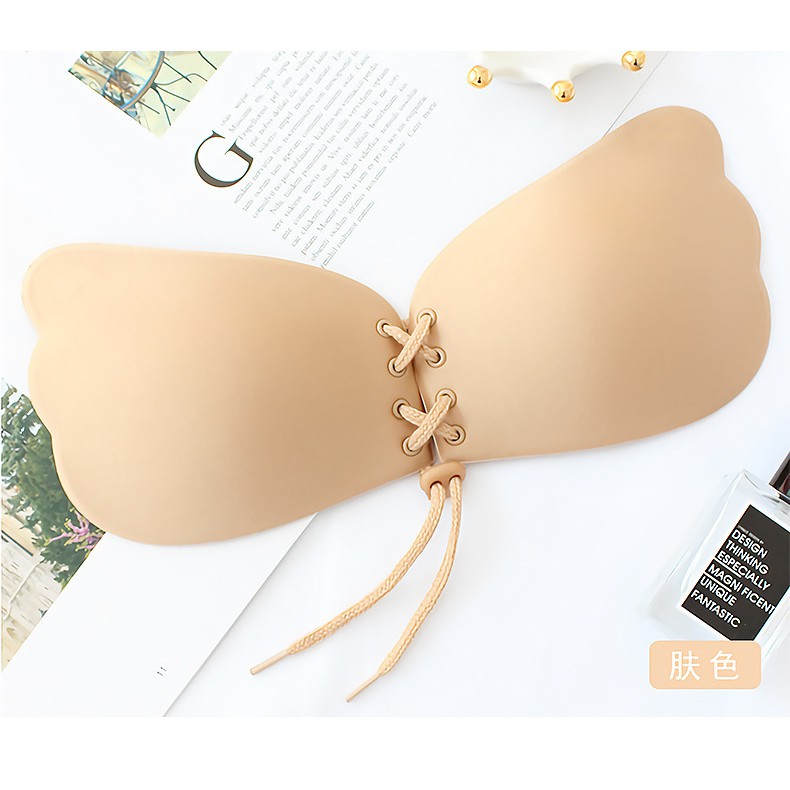 Miếng Dán Ngưc Cánh Tiên 💖 FREESHIP 💖 Áo Ngực Dán Tạo Khe Có Dây Rút Nâng Ngực A0124 | BigBuy360 - bigbuy360.vn