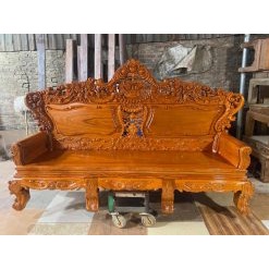Bộ bàn ghế Hoàng Gia gỗ gõ đỏ