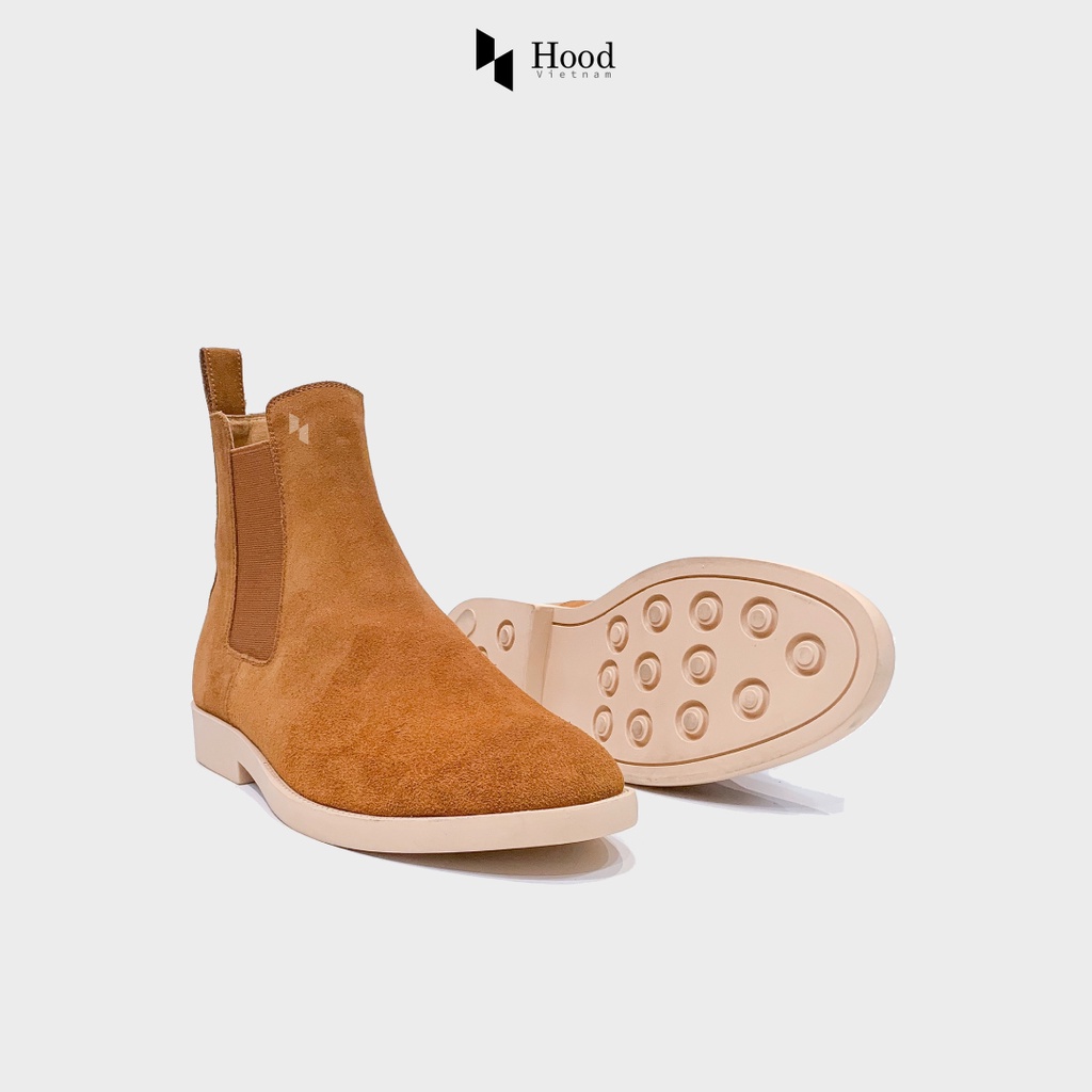 Giày Chelsea Boot TOBACO - Da lộn nguyên tấm - Đế cao su đúc nguyên khối - Bảo hành 12 tháng Hood HoodVN