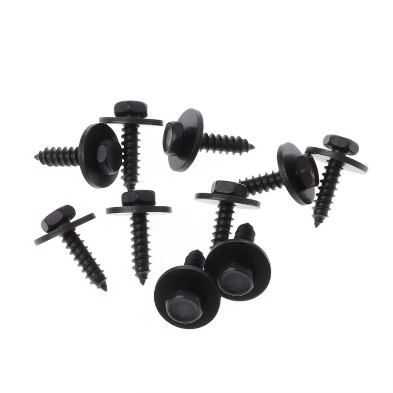 Set 10 Ốc Vít Đầu Lục Giác 8mm 4.8 X 19Mm Màu Đen Chuyên Dụng