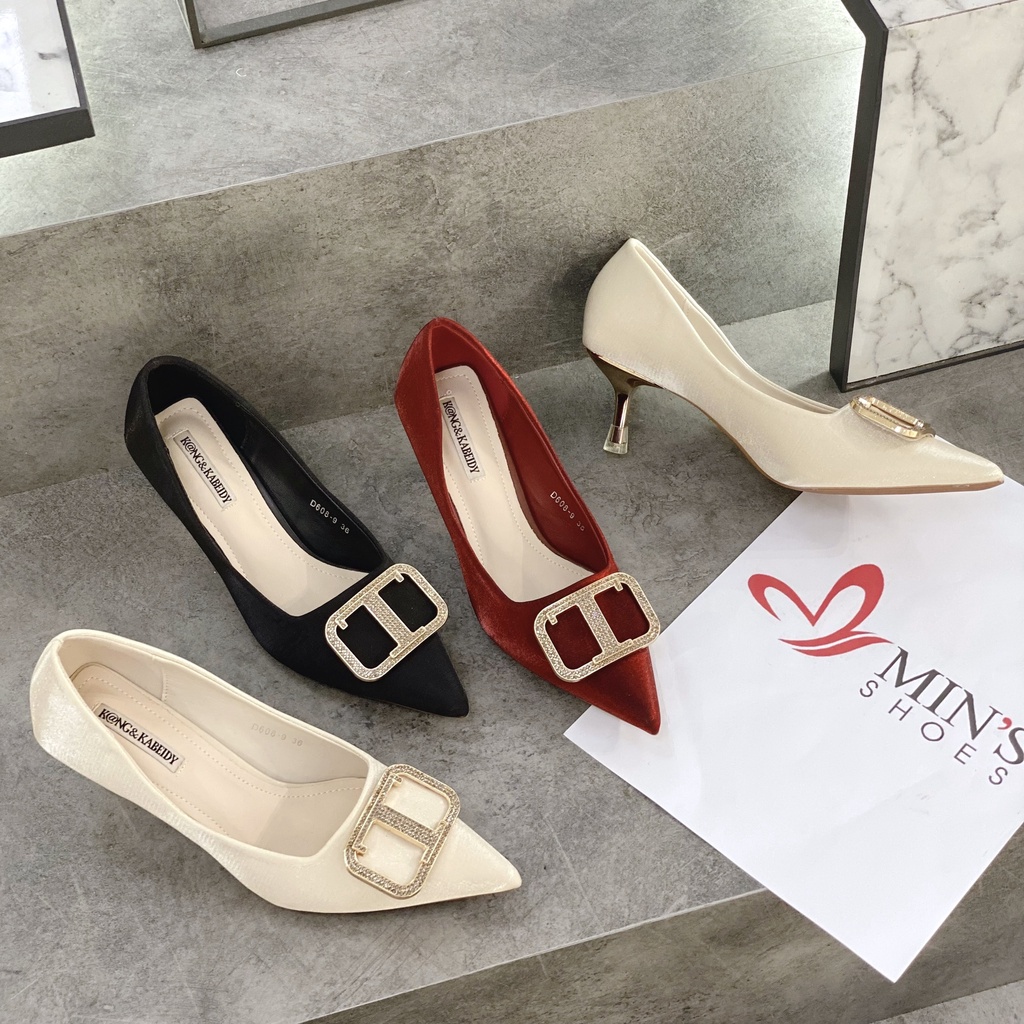 Min's Shoes - Giày Gót Nhọn Da Mềm Cao Cấp NC54
