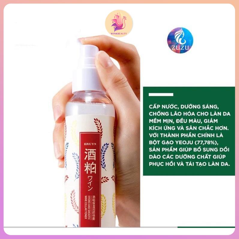 [HOT] ✨150ML XỊT KHOÁNG GẠO SAKE NHẬT LÀM SẠCH, DỊU MÁT DA TỨC THÌ✨ WINKBEAUTY