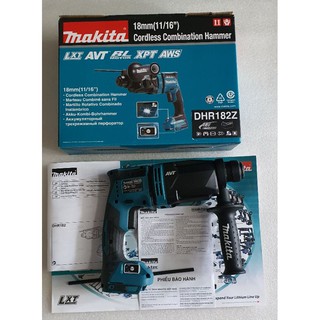 THÂN MÁY KHOAN BÊ TÔNG 3 CHỨC NĂNG MAKITA DHR182Z - 18V. BL MOTOR. (Sp chưa bao gồm Pin và Sạc)