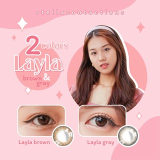 Kính áp tròng - Layla Brown - Gray