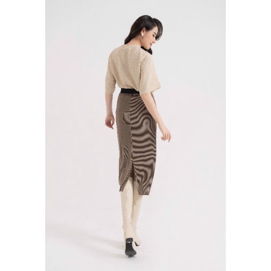 Chân váy bút chì dập ly nhỏ hãng NEM