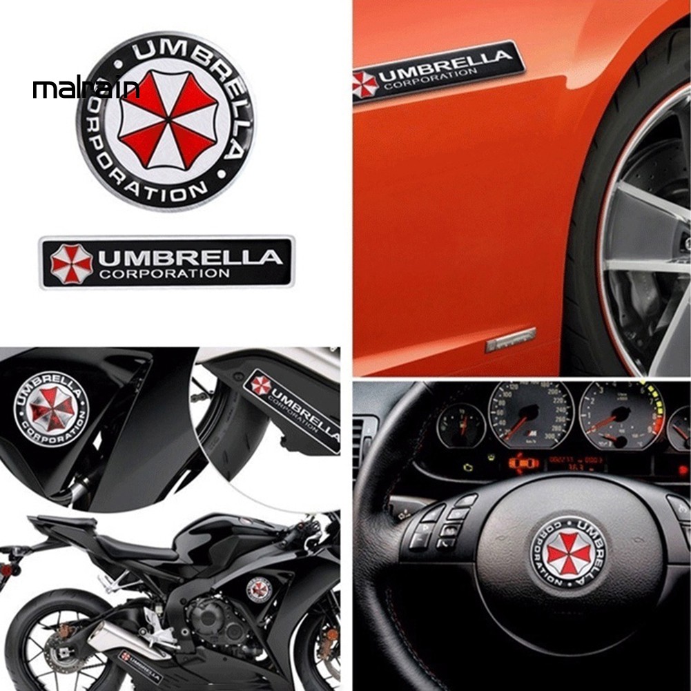 1/2 Miếng Dán 3d Hợp Kim Nhôm Cho Xe Hơi