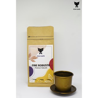 Cà phê FINE ROBUSTA 100% rang MỘC 250 gram - CAFE ĐẶC SẢN