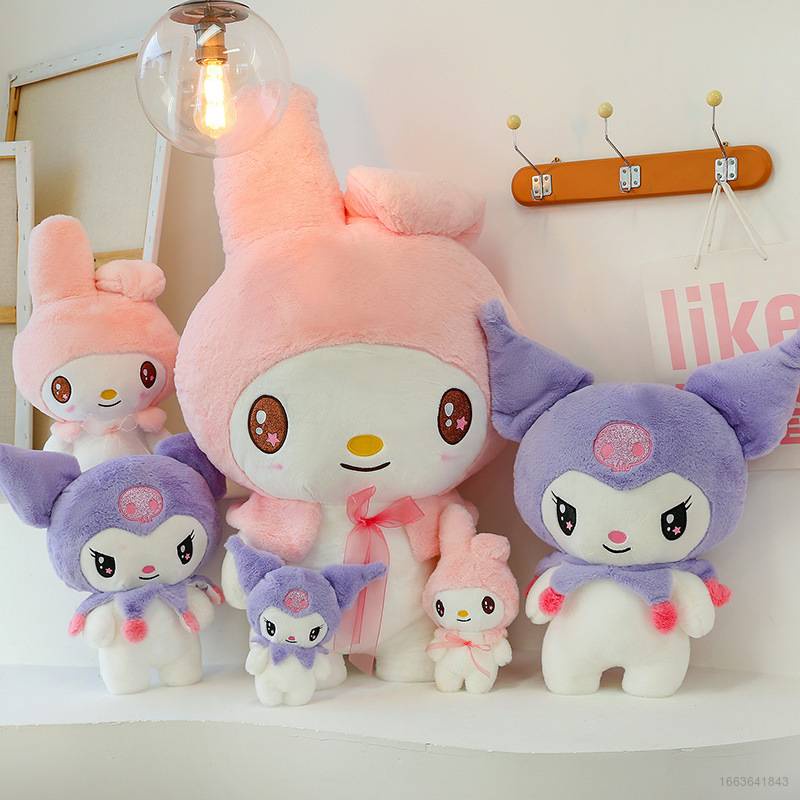 Thú Nhồi Bông Hình Sanrio Kuromi Mymelody Dễ Thương Cho Bé