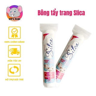Combo 3 cây bông tẩy trang cao cấp Slica nhập khẩu Nhật Bản với thành phần 100% cotton tự nhiên