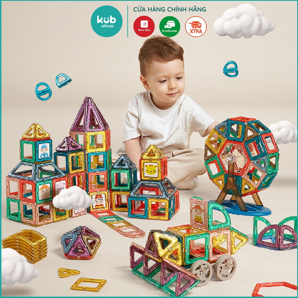 Đồ chơi Xếp Hình Nam Châm Magnetic Blocks - KUB