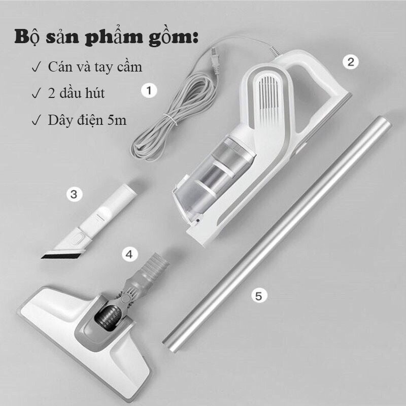 Máy hút bụi cầm tay gia đình CÁT Á 2 trong 1 công suất 600W BT21