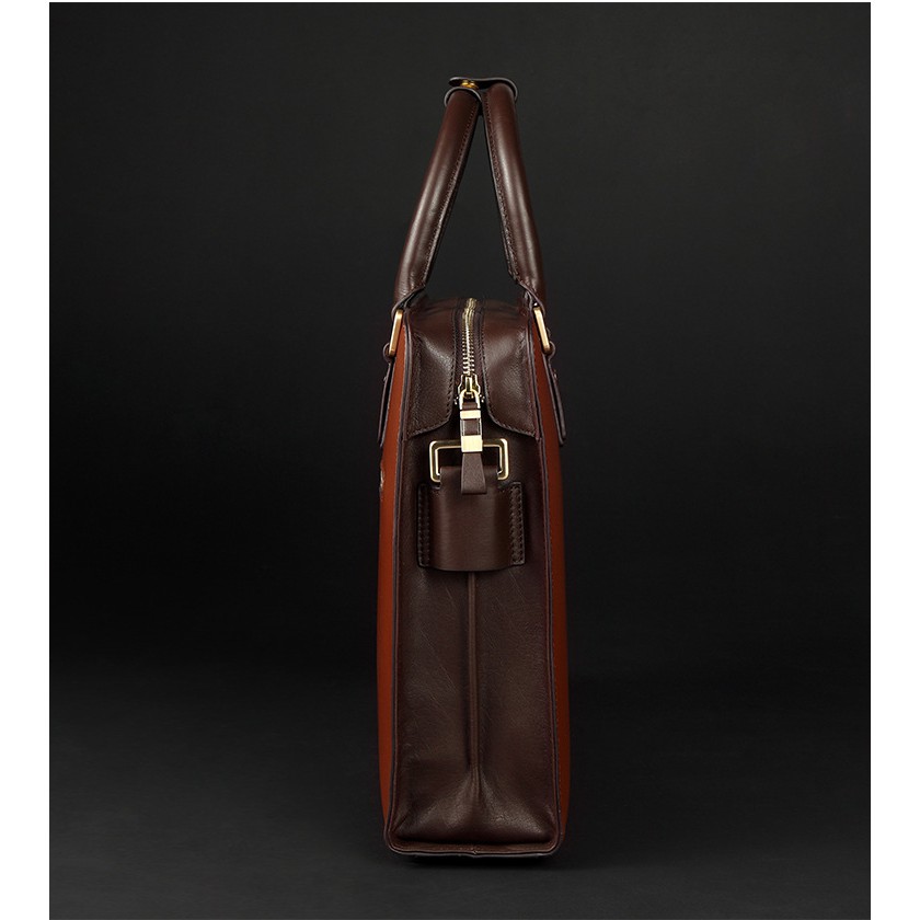 Cặp da công sở, da thật REDPIS 1101