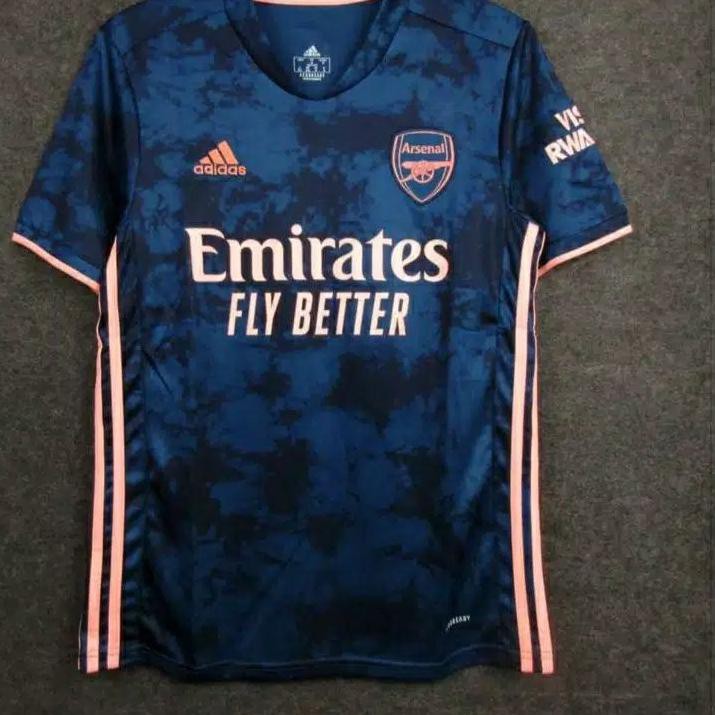 Áo Thun Bóng Đá Arsenal 3rd New 2020-2021 Di75 Chính Hãng