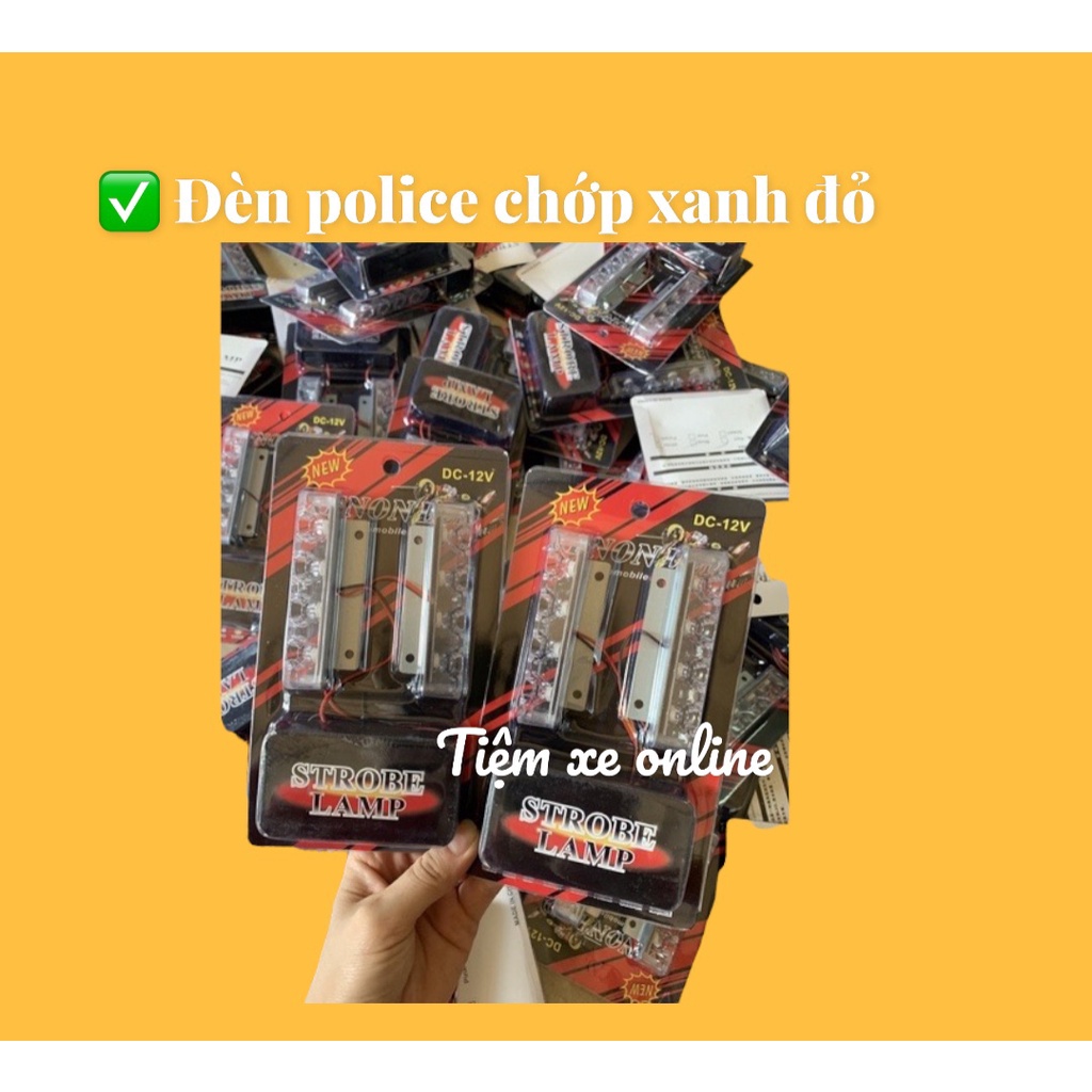 Đèn Cảnh Sát Police nháy chớp Đẹp ⚡️ Nháy Xanh đỏ