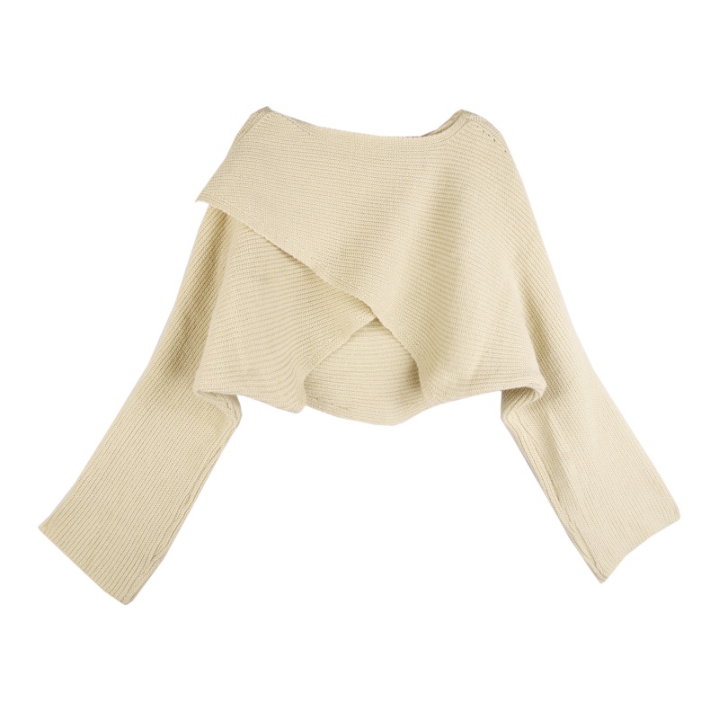 Áo Dệt Kim Tay Dài Dáng Rộng Phong Cách Hàn Quốc Hiện Có 4 Màu