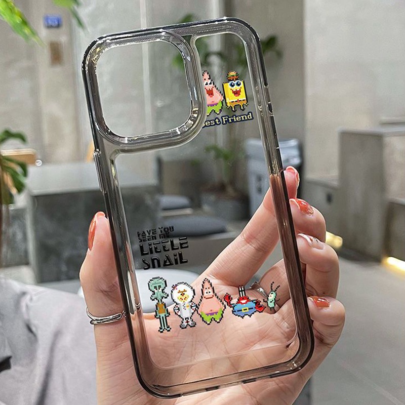 Ốp Điện Thoại Silicon TPU Mềm Trong Suốt In Họa Tiết Dễ Thương Cho IPhone 14 13 12 11 Pro XS Max XR X 8 7 6S Plus