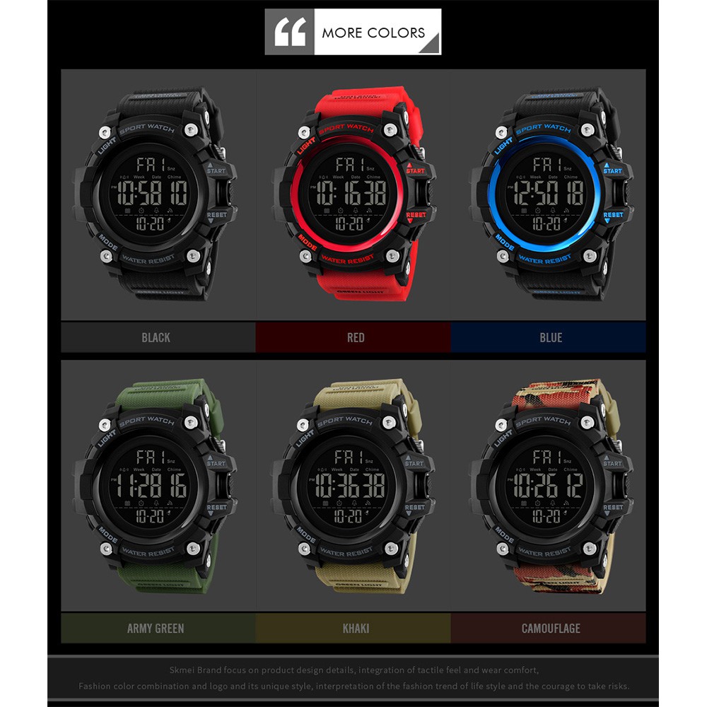 Đồng Hồ Điện Tử Chống Sốc Đa Năng SKMEI 1384