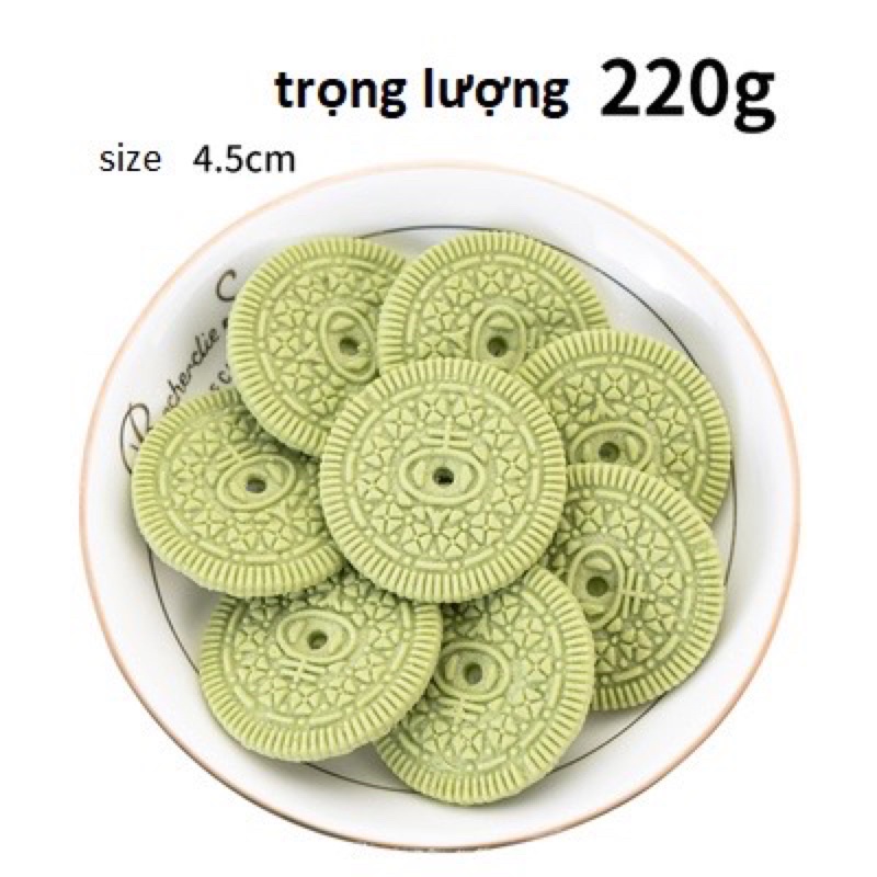 bánh quy sắc màu không nhân oreo gói 220gam