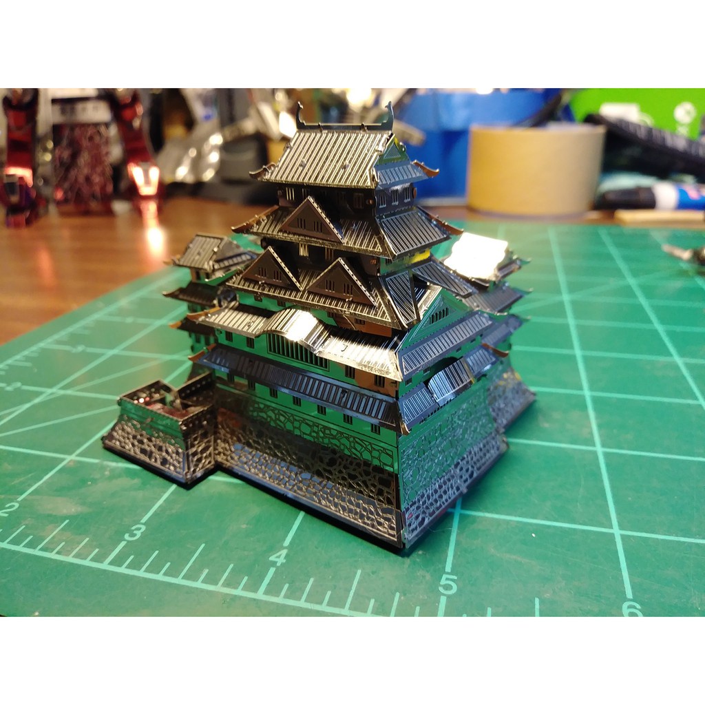 Mô Hình Kim Loại 3D Lâu Đài Hạc Trắng Himeji Nhật Bản