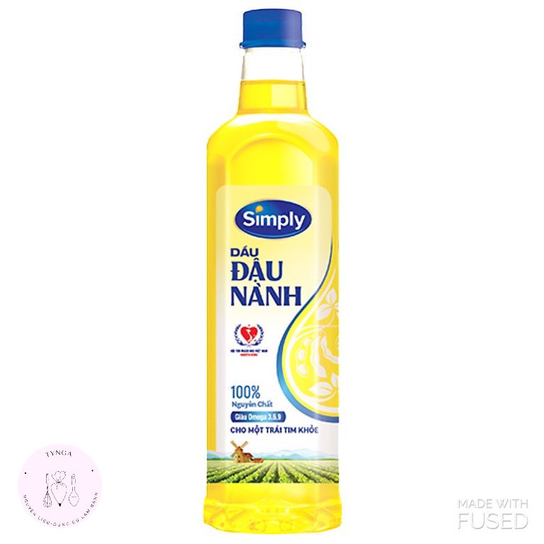 Dầu ăn Simly đậu nành 1L