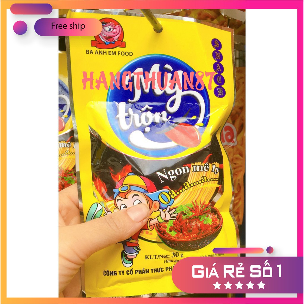 Snack Bim Bim Mỳ Trộn Siêu Ngon - Đồ Ăn Vặt Thơm Ngon