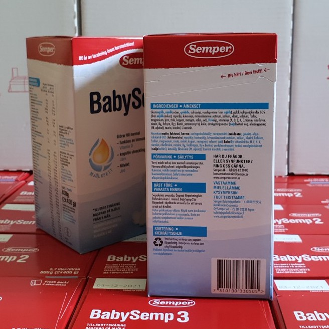 Sữa Semper BabySemp Thụy Điển số 1 - 800gr