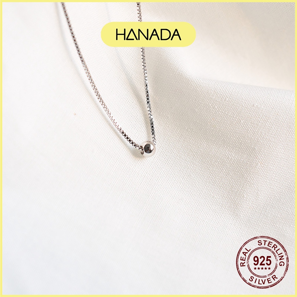Dây Chuyền Bạc Hanada Vòng Cổ Bi Bạc Đơn Giản 0697 G1