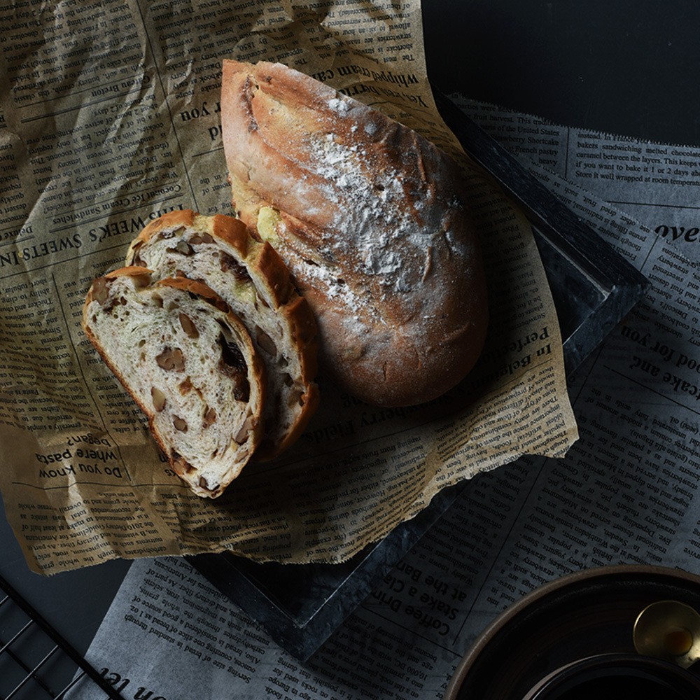 [GOSO] Giấy Nến Thấm Dầu In Hoạ Tiết Báo Cũ Lót Nồi Chiên Không Dầu, Lót Đồ Ăn Thấm Dầu Tiện Lợi