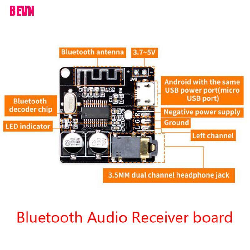 Bộ Khuếch Đại Âm Thanh 3.7-5v Vhm-314 Mp3 Bluetooth 4.1 Chất Lượng Cao