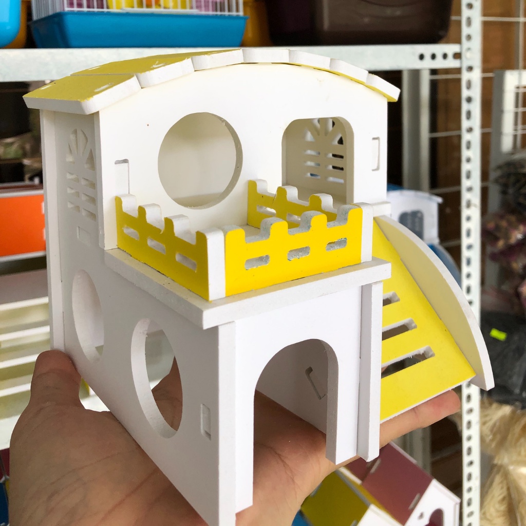 Nhà ngủ XỐP LÂU ĐÀI LỚN cho hamster, sóc, bọ, nhím, thú nhỏ