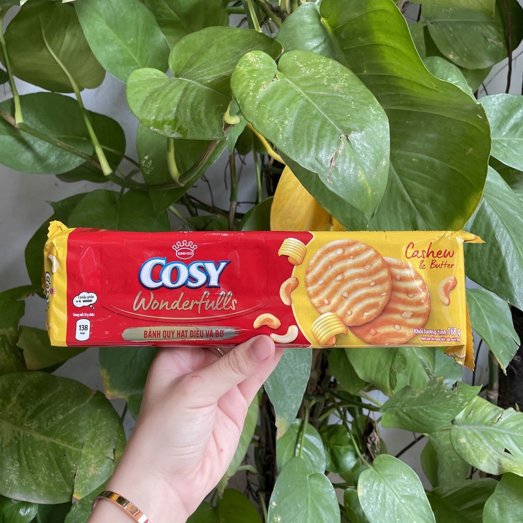 Bánh Quy Cosy Wonderfulls Hạt Điều Và Bơ (Gói 168g)