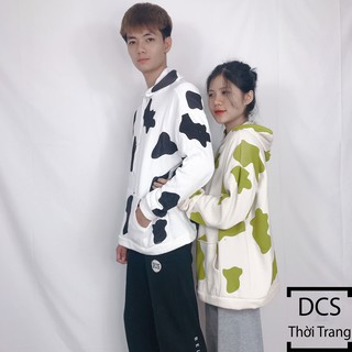 Áo Hoddie Bò Sữa