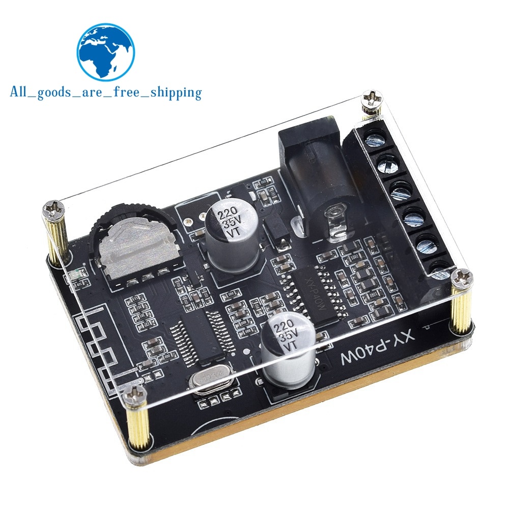 Bảng Mạch Khuếch Đại Âm Thanh Bluetooth 5.0 40wx2 Dc 12 / 24v Xy-P40W