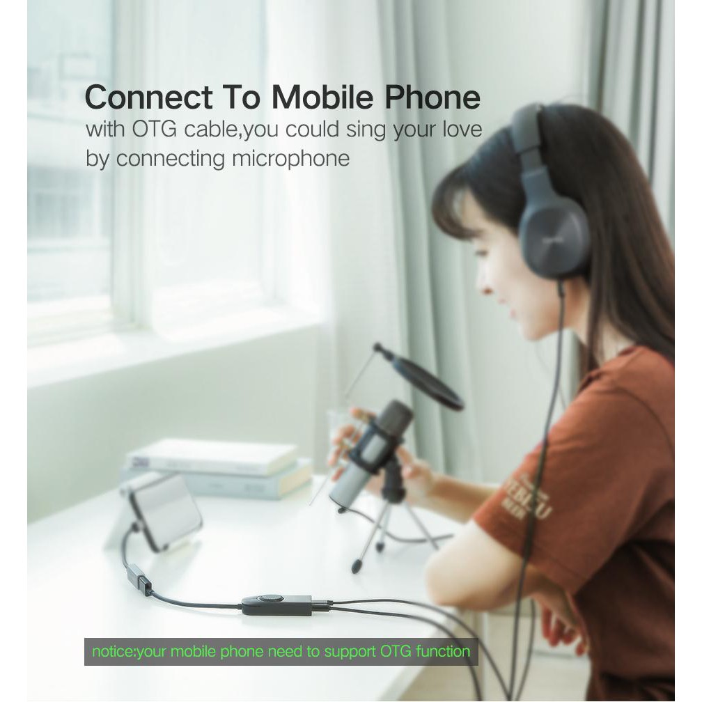 Bộ chuyển USB 2.0 ra Loa & Mic Có Volume Control cao cấp UGREEN