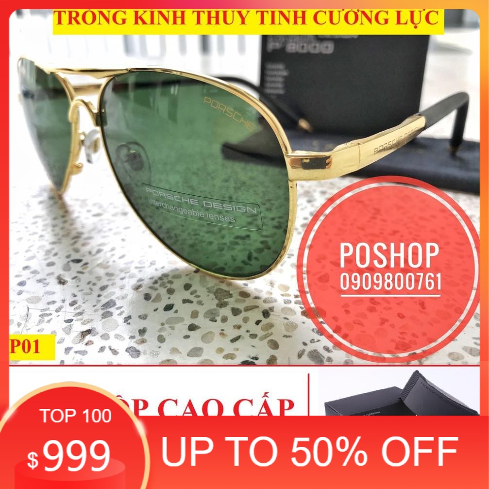 ❌BUSTORE❌ ❌GIÁ SỐC❌ MẮT KÍNH NAM P8000 KIỂU PHI CÔNG TRÒNG KÍNH THỦY TINH KHÔNG SỢ LỬA GỌNG KIM LOẠI CAO CẤP