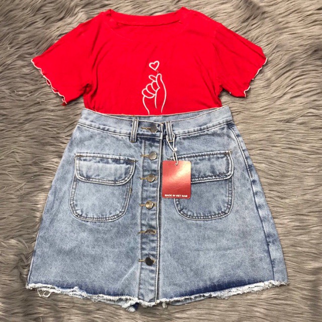 Quần short giả váy jean - QU - HA